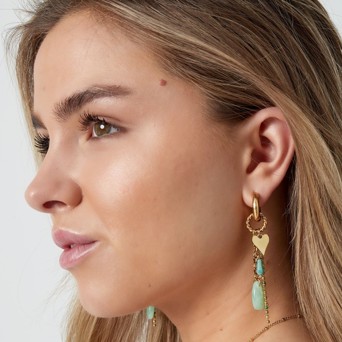 Oorbellen Green Love