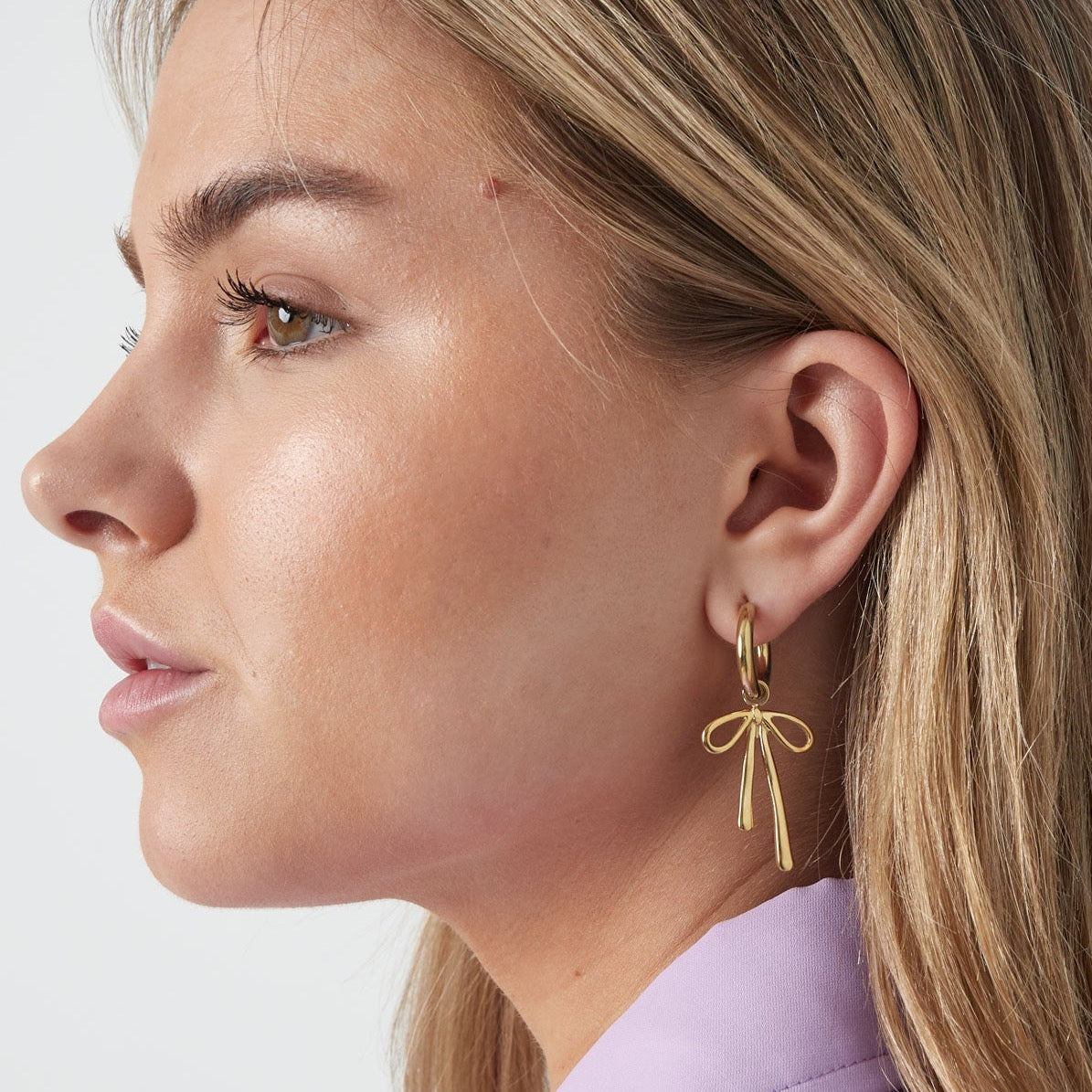 Oorbellen Hanging Bow