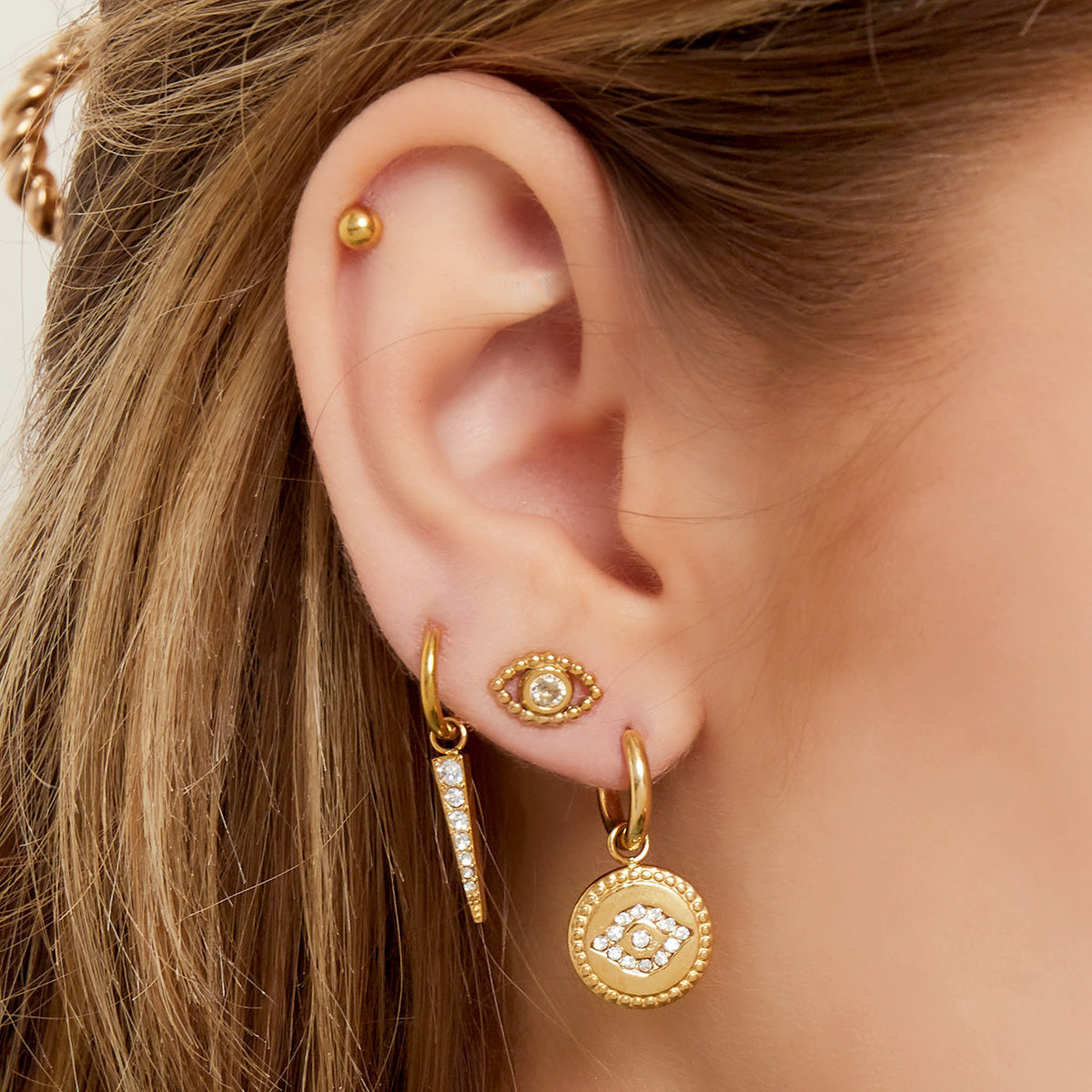 Oorknopjes Shiny Eye