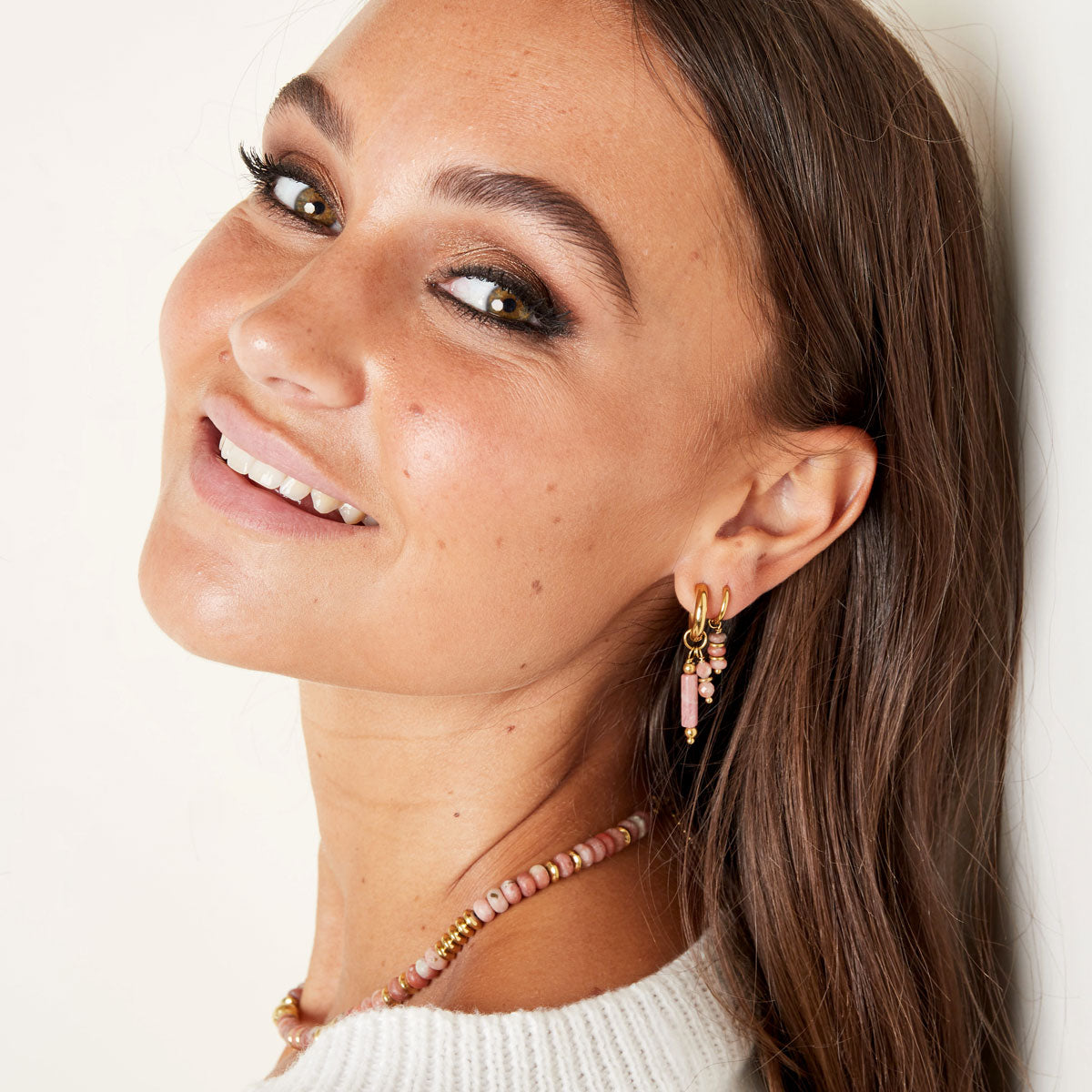 Oorbellen Triple Stone