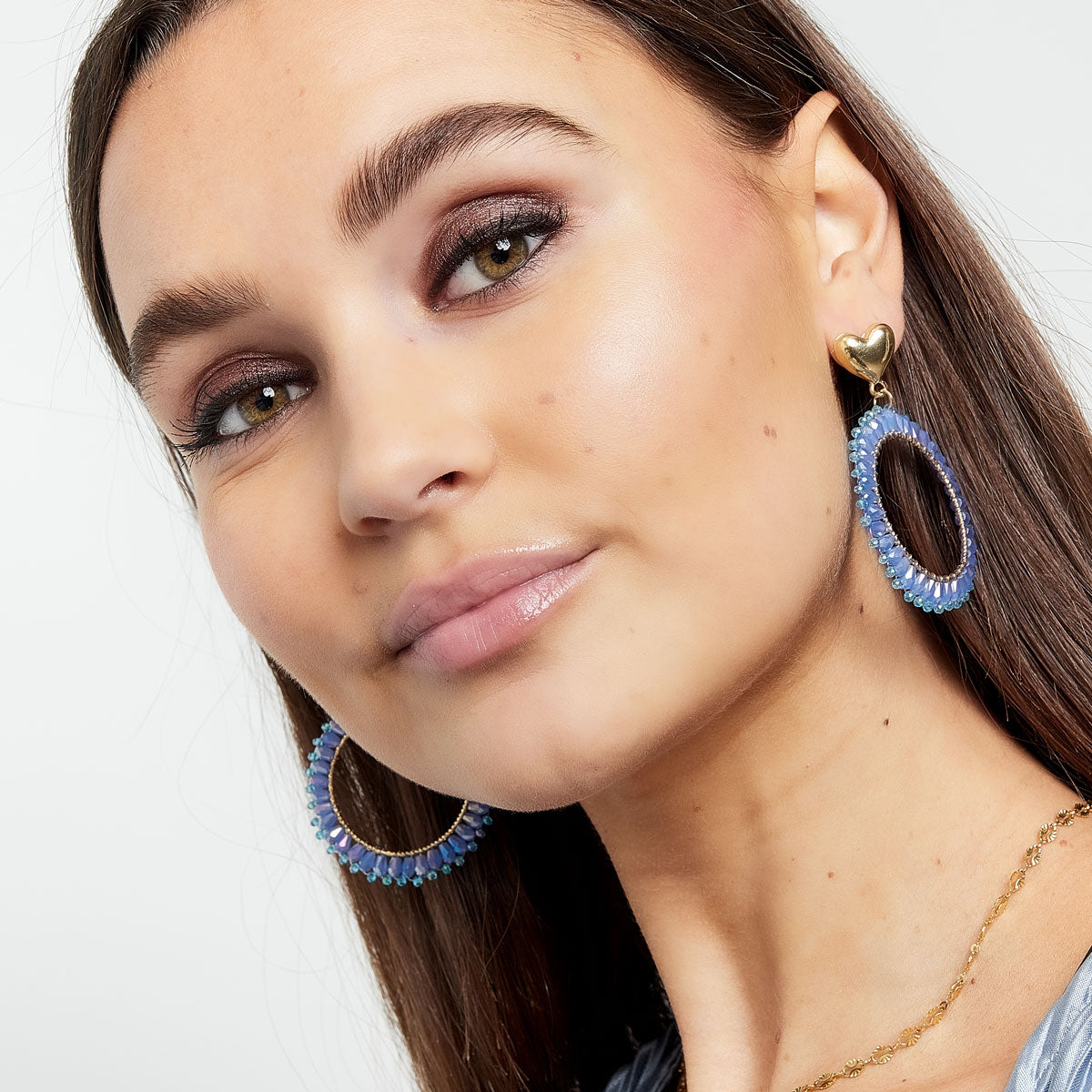 Oorbellen Crystal Heart