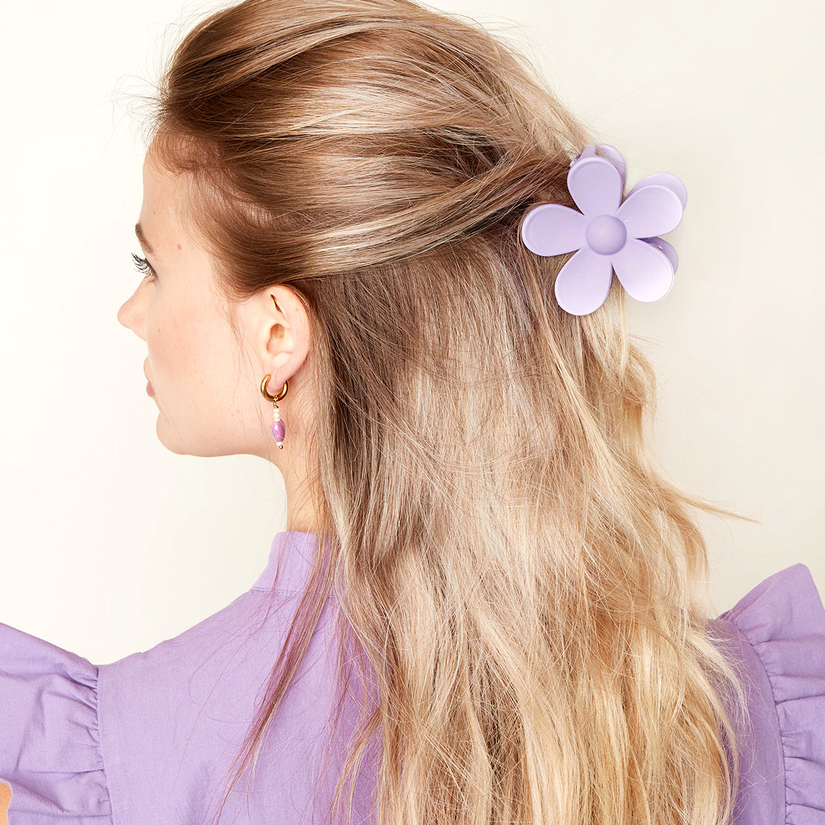 Haarclip Fleur Pink