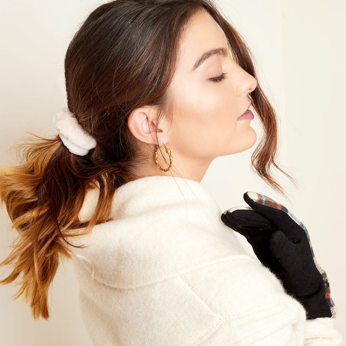 Scrunchie Soft Pluche