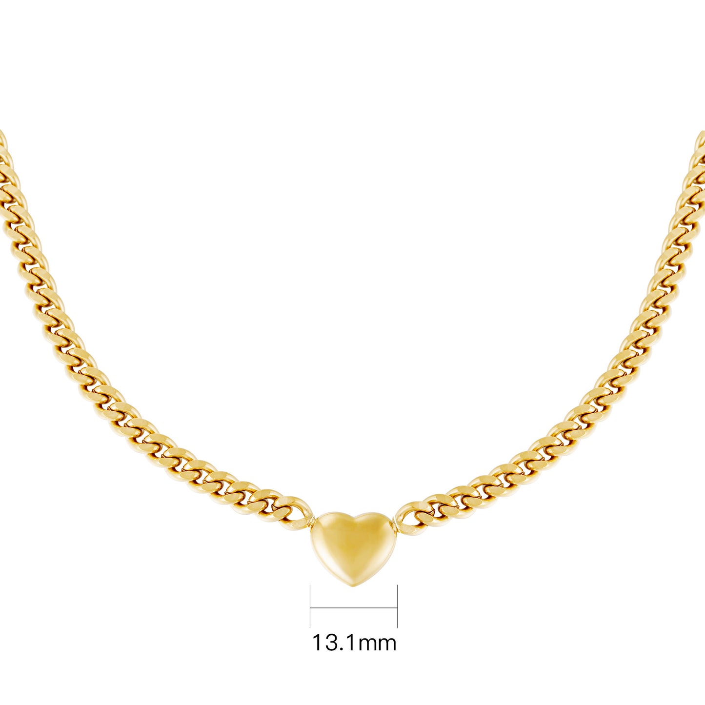 Ketting Chained Heart