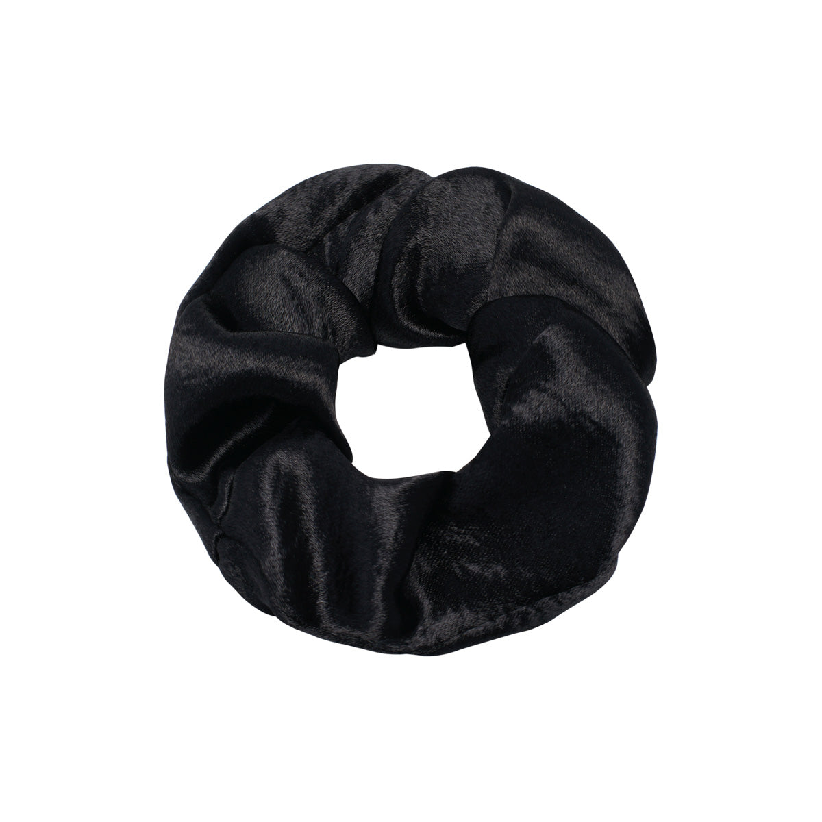 Scrunchie sweet as satin Zwart