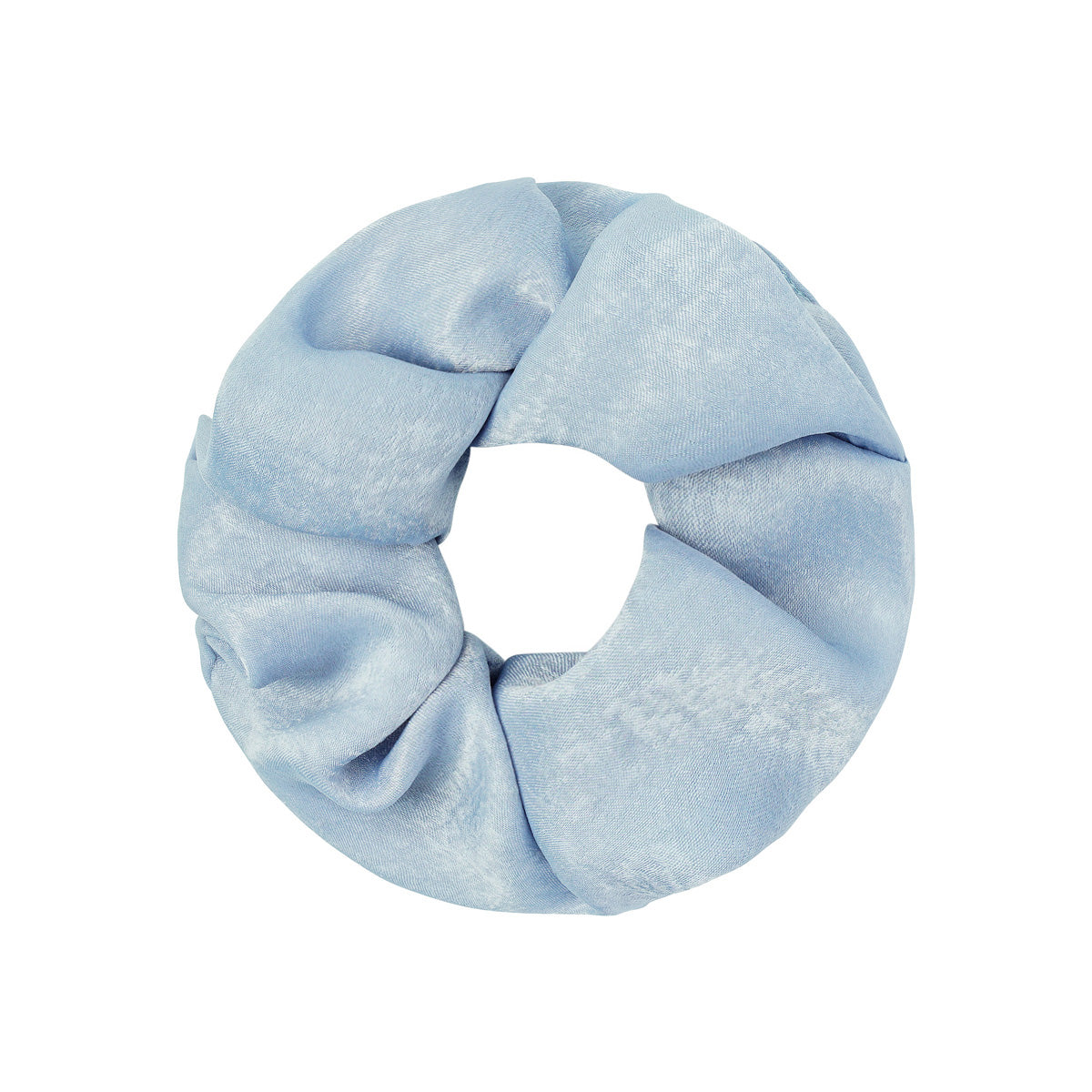 Scrunchie Satin Feel Lichtblauw