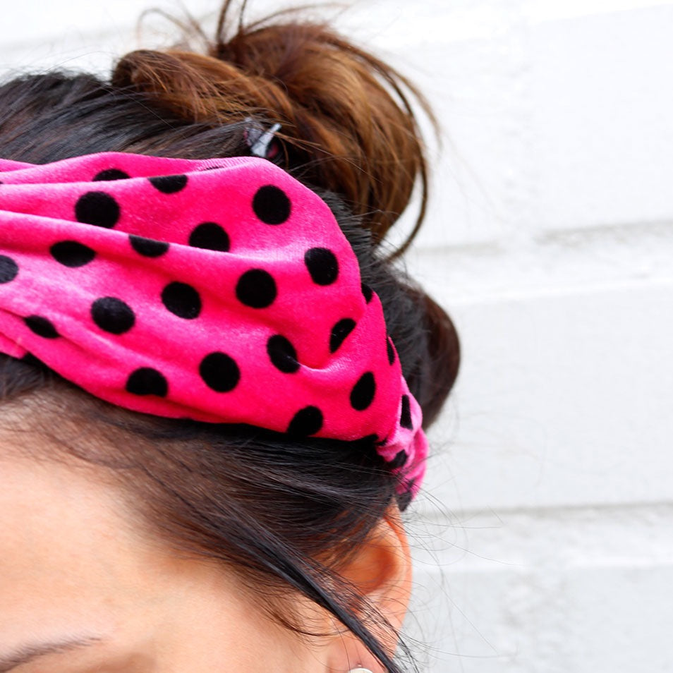 Haarband Sweet Velvet Print