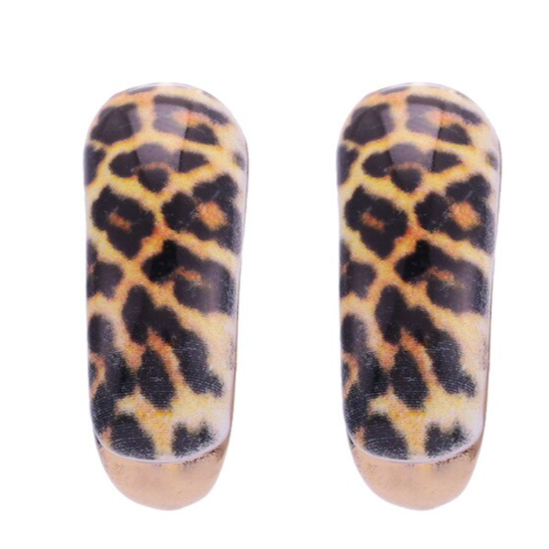 Oorbellen Leopard Hoops