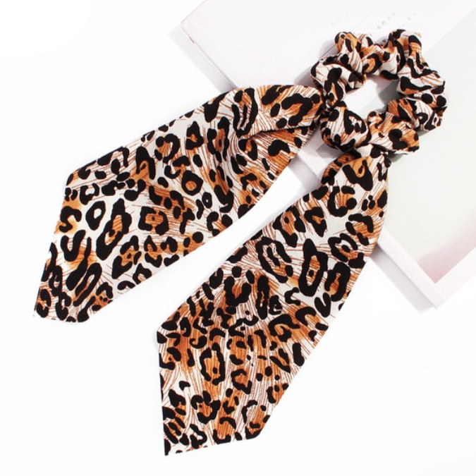 Scrunchie Leopard Print