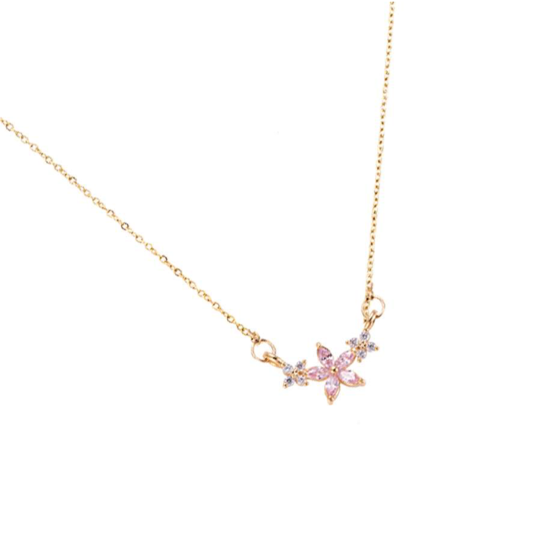 Ketting Pink Flower