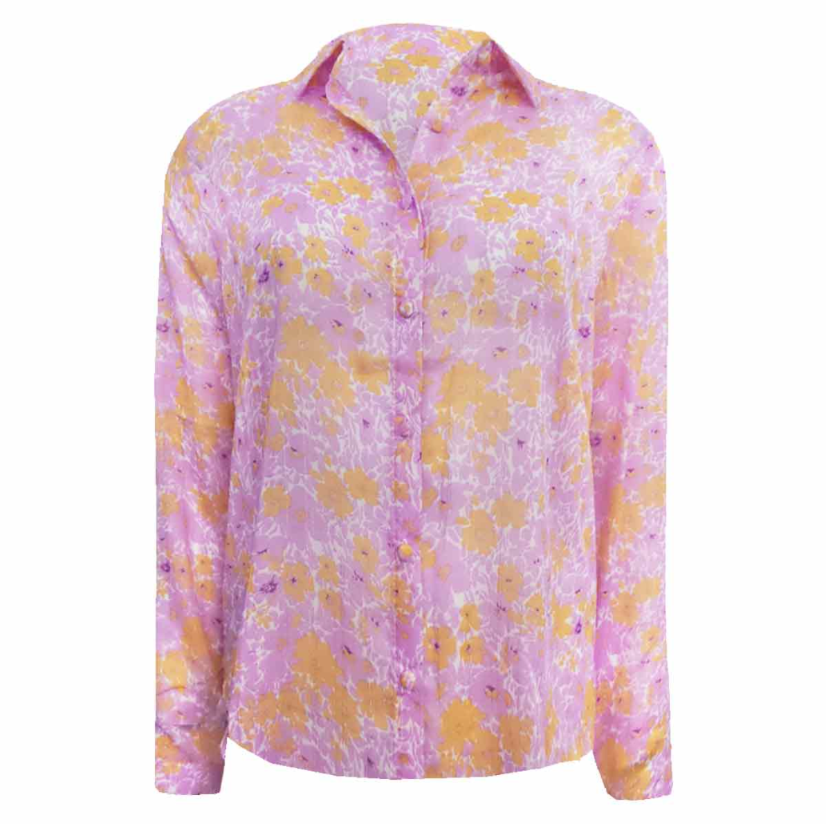 Floral Blouse Lila