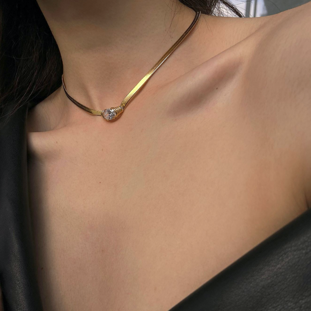 Ketting Snake Chain Diamond Premium Collection