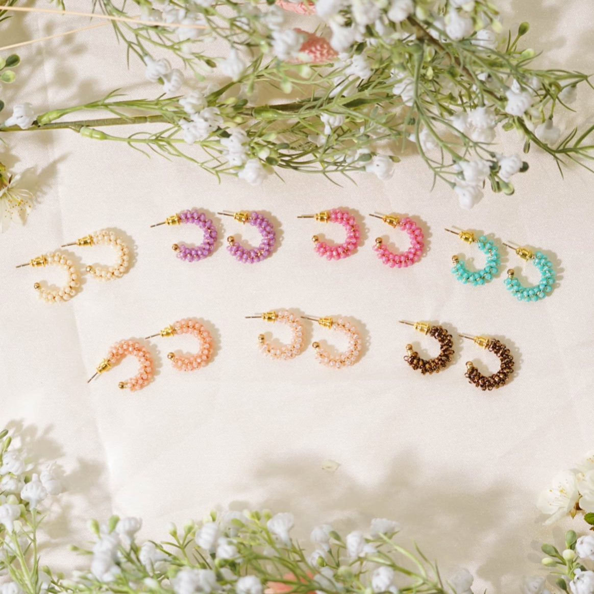 Oorbellen Mina Turquoise