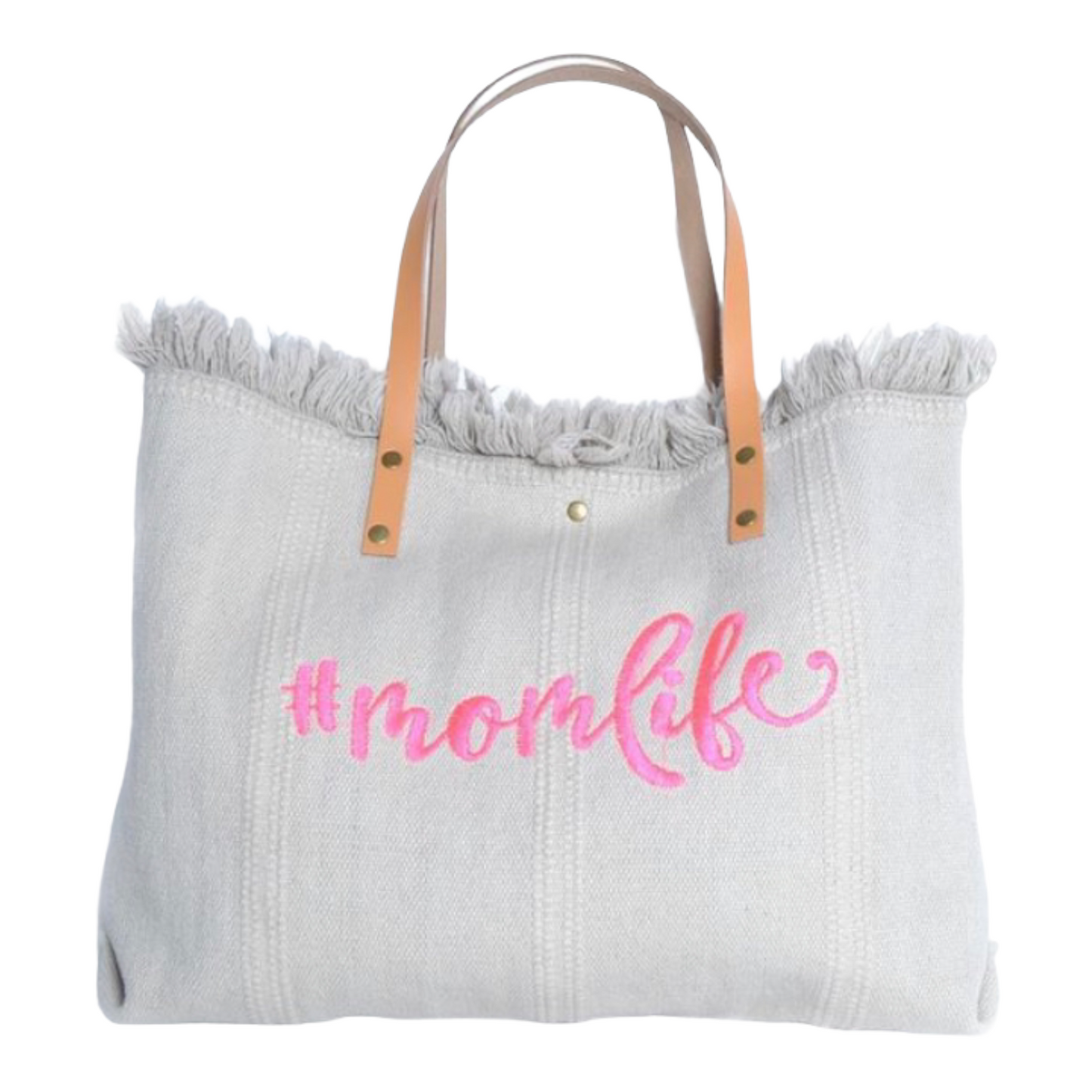 Canvas Shopper/ strandtas Momlife