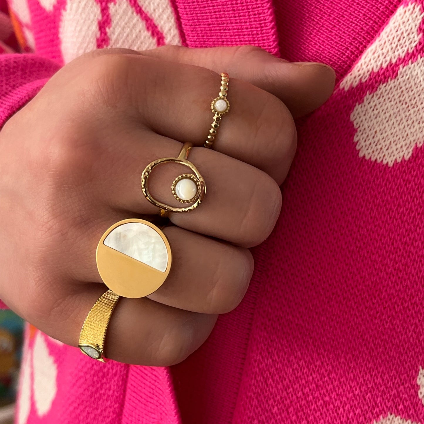 Ring Mother of Pearl