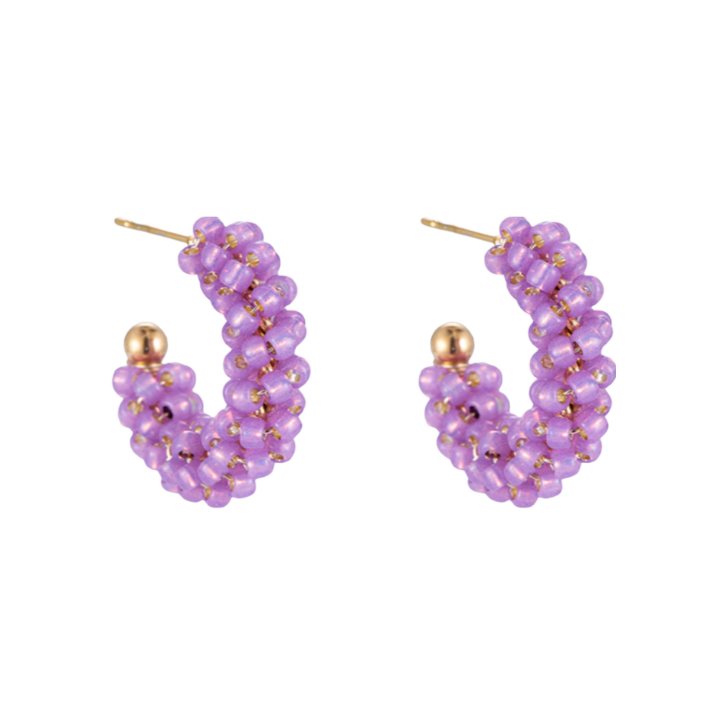 Oorbellen Mina Purple
