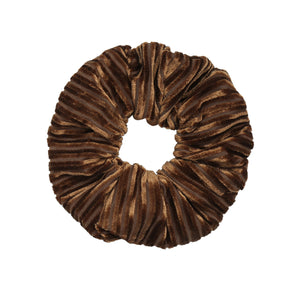 Scrunchie Rib Velvet Bruin