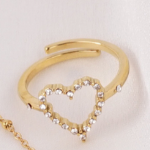 Ring Diamond Heart