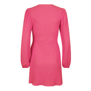 Ambika Overslag Jurk Pink
