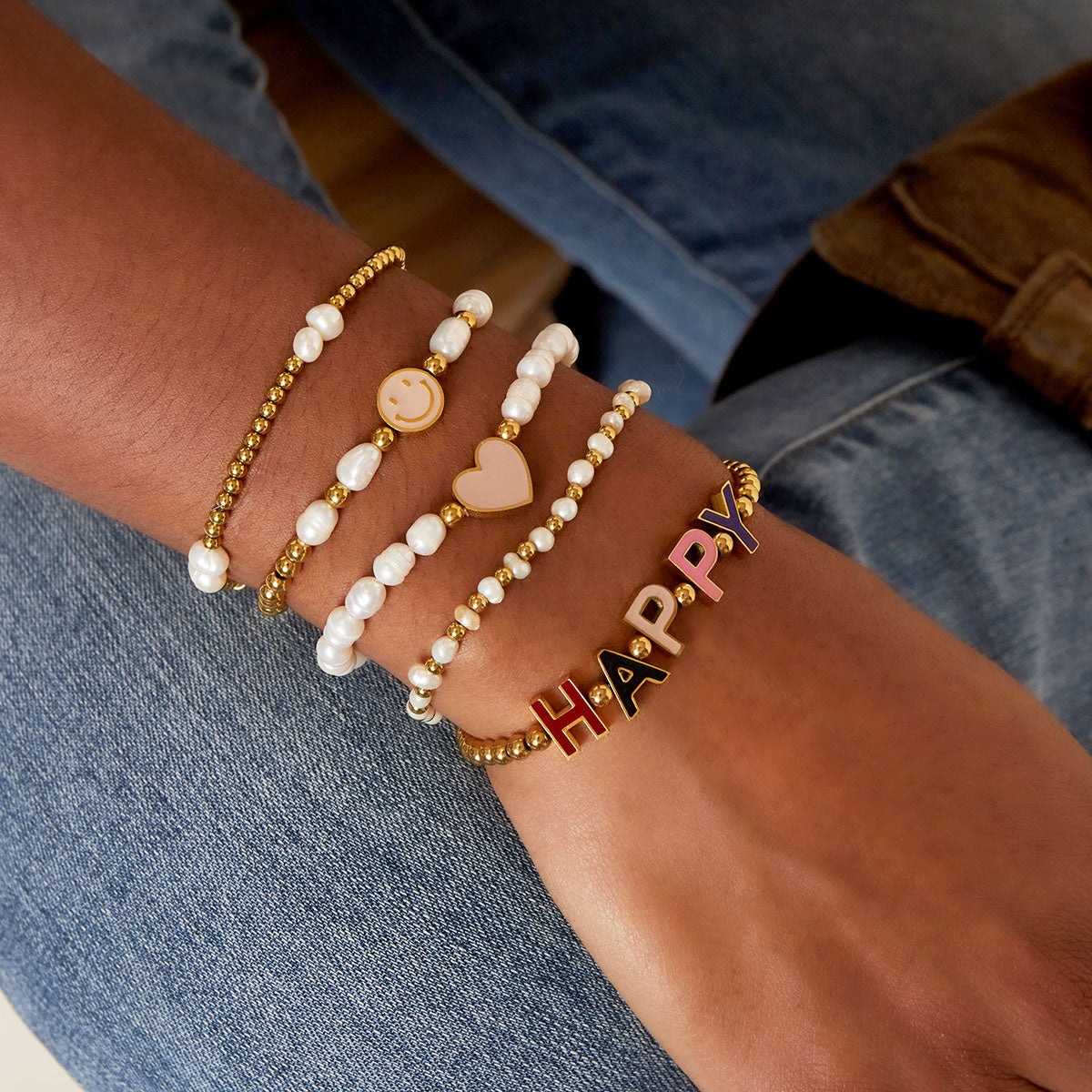 Armband Pearly Heart