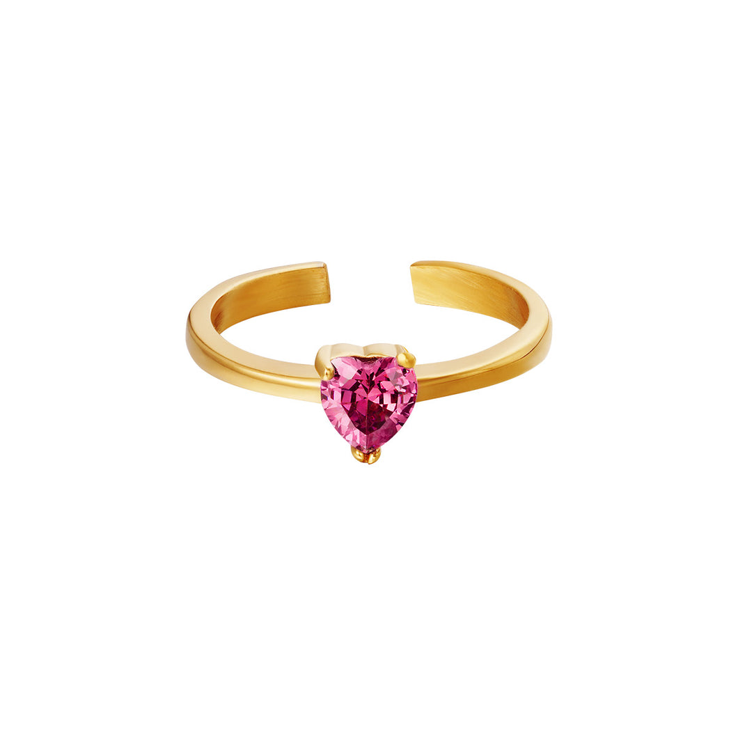 Ring Pink Heart