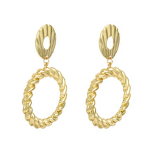 Afbeelding in Gallery-weergave laden, Oorbellen Twisted Circle

