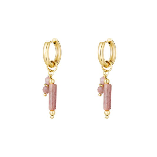 Oorbellen Natural Stone