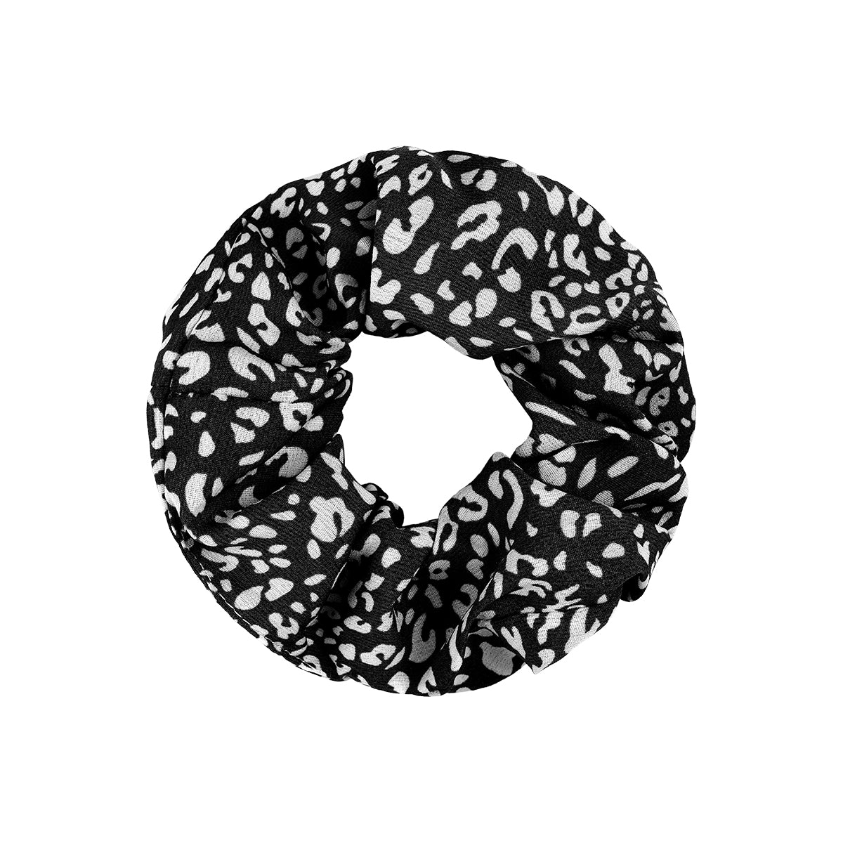 Scrunchie Animal Black