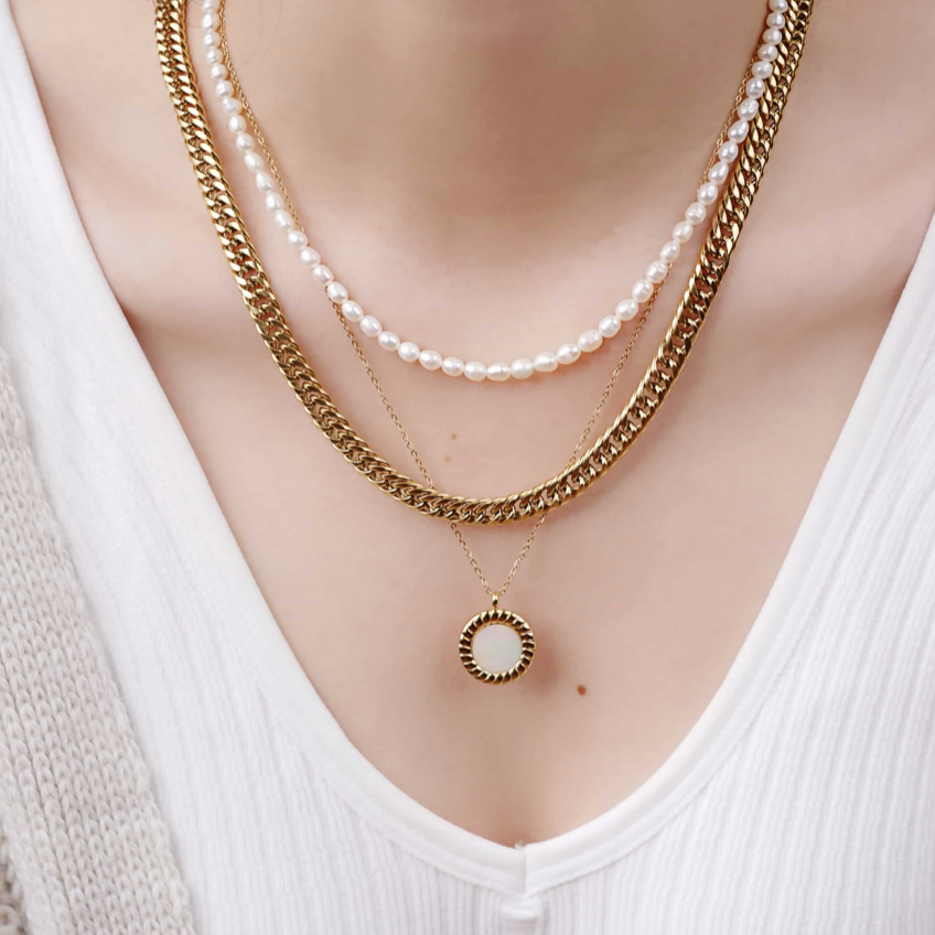 Ketting Evin Mother of Pearl