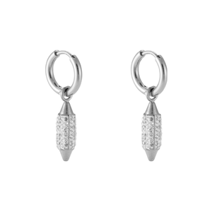 Oorbellen Sparkle Hexagon