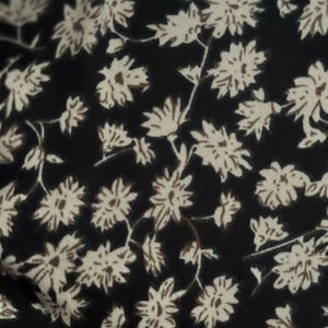 Ambika Elin zwart/off white bloemenprint Flared